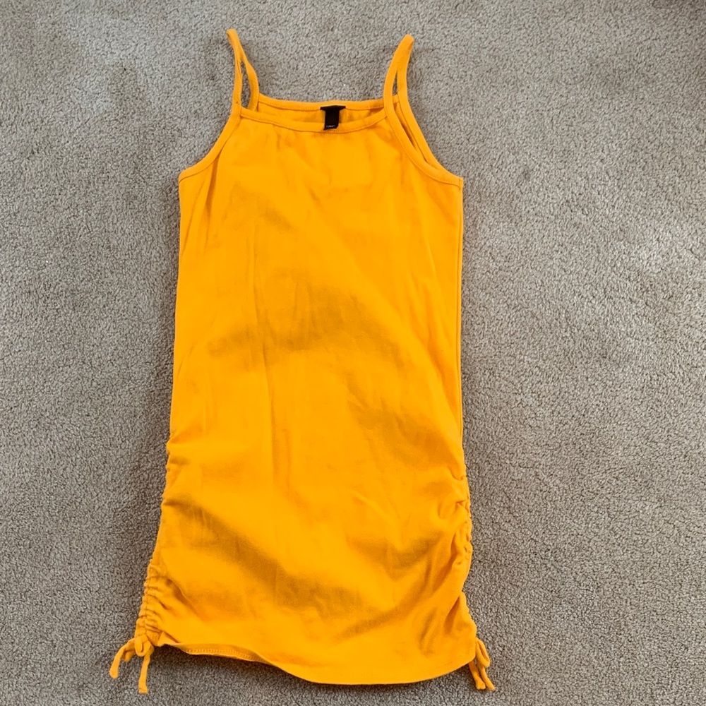 Art Class Bright Yellow Kids Dress